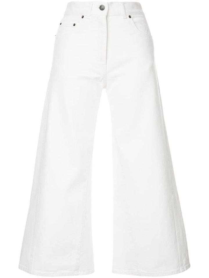 Ports 1961 Flare Cropped Trousers - White