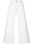 Ports 1961 Flare Cropped Trousers - White