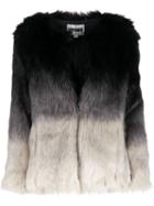 Apparis Tonal Faux Fur Jacket - Black