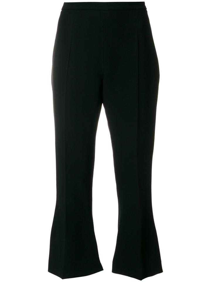 Antonio Berardi Cropped Flared Trousers. - Black