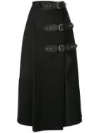 Dice Kayek Buckled Midi Skirt - Blackmrg