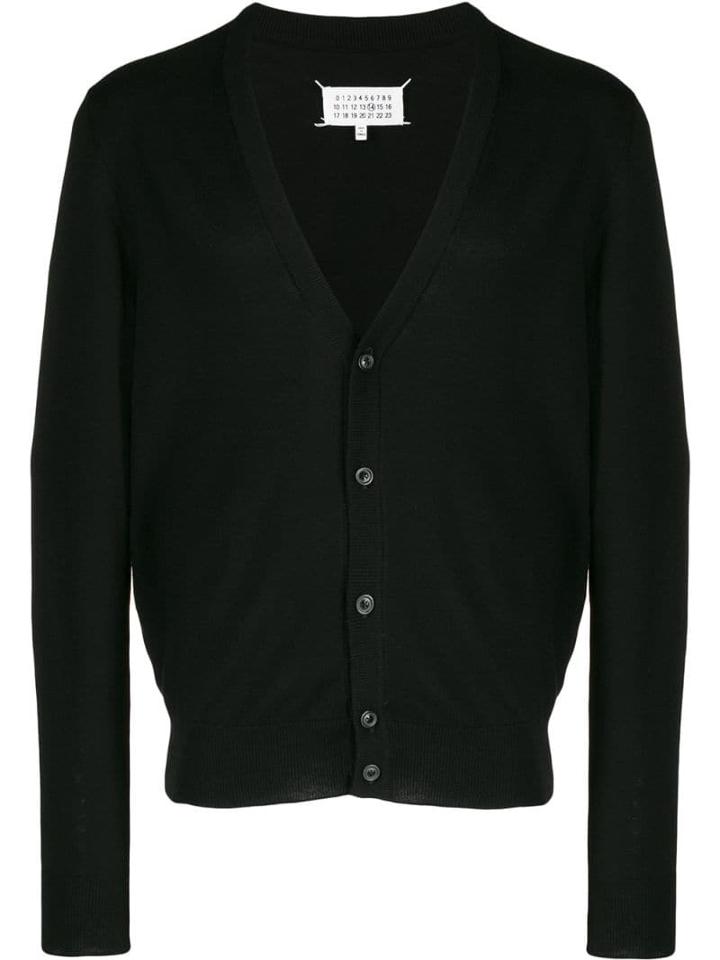 Maison Margiela Button Down Knitted Cardigan - Black