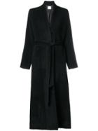 Forte Forte Long Belted Coat - Black