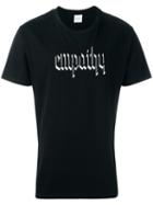 'empathy' T-shirt, Men's, Size: Large, Black, Cotton, Resort Corps