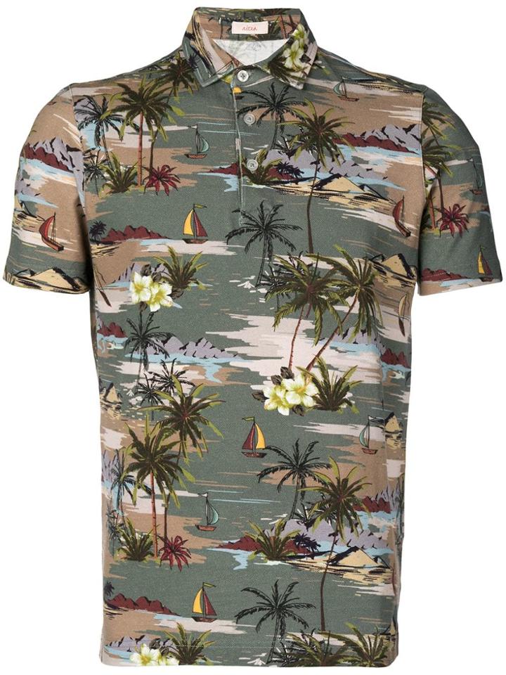 Altea Tropical Polo Top - Green