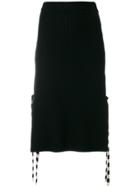 Chinti & Parker Ribbon-tied Skirt - Black