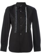 Comme Des Garçons Comme Des Garçons Embroidered Longsleeved Shirt, Women's, Size: Medium, Black, Cotton