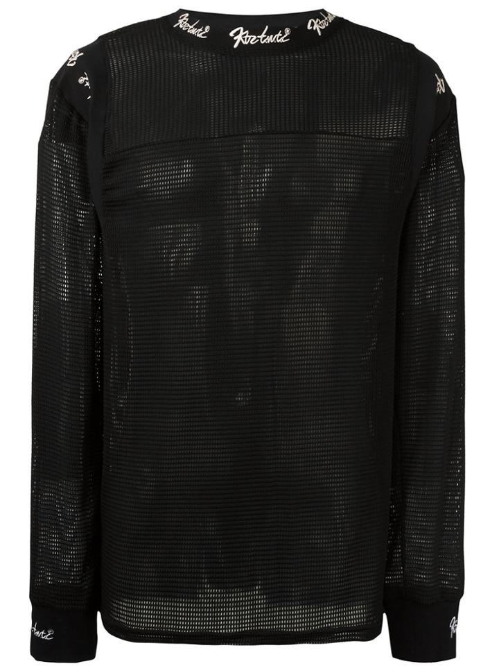 Ktz Ribbed Shoulder Sweatshirt - Black