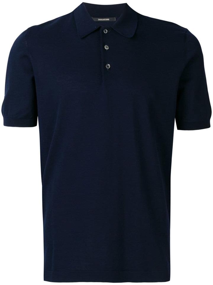 Tagliatore Basic Polo Shirt - Blue