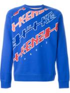 Kenzo 'kenzo Flash' Sweatshirt, Men's, Size: Small, Blue, Cotton