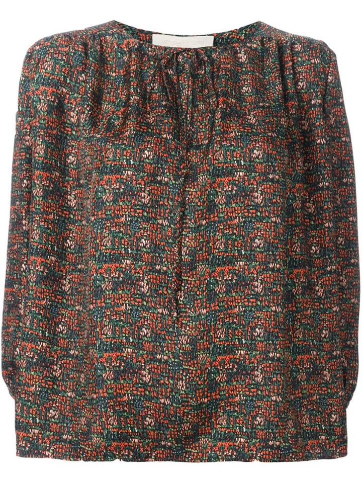 Haider Ackermann Puffer Sleeves Pleated Blouse - Black