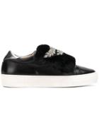 Ermanno Ermanno Fur Sneakers - Black