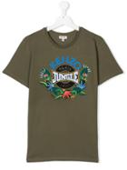 Kenzo Kids Teen Jungle Print T-shirt - Green