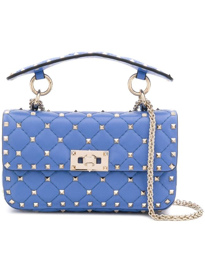 Valentino Valentino Garavani Rockstud Small Shoulder Bag - Blue