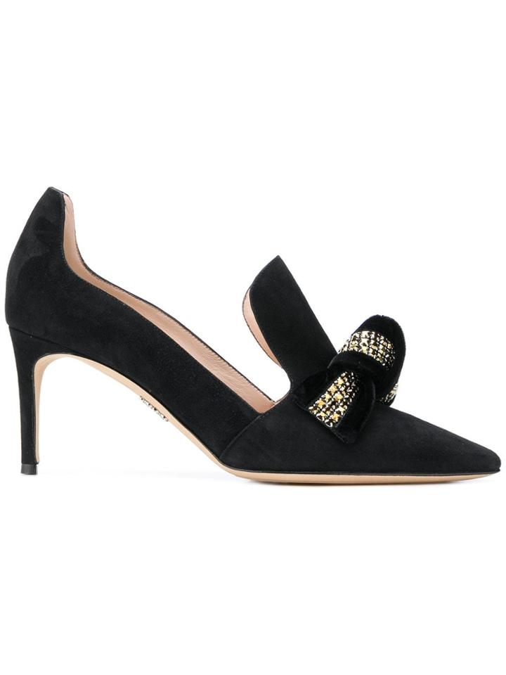 Rodo Embellished Pumps - Black