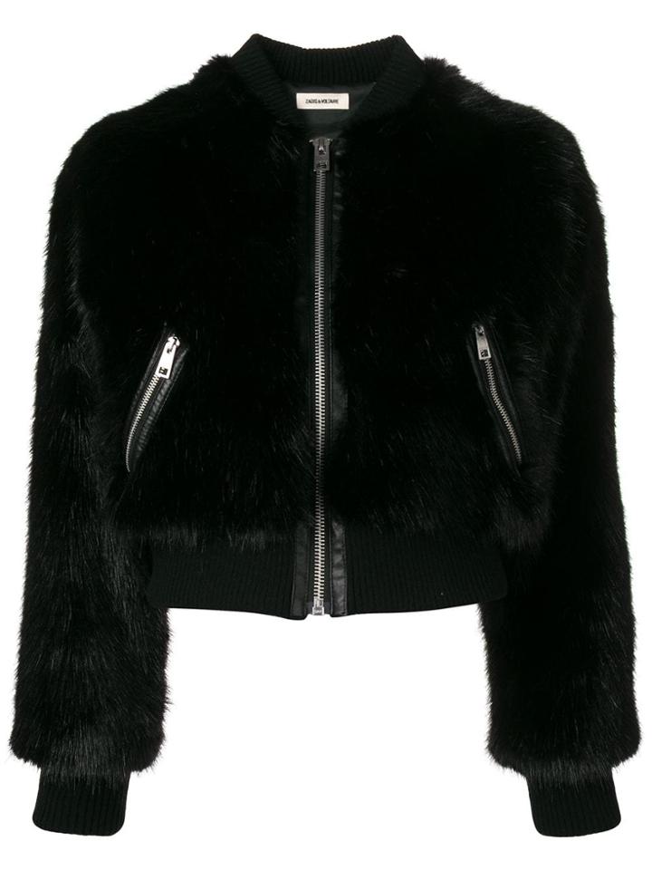 Zadig & Voltaire Fashion Show Cropped Jacket - Black