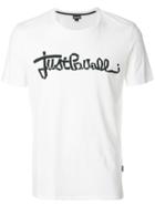 Just Cavalli Logo Print T-shirt - White