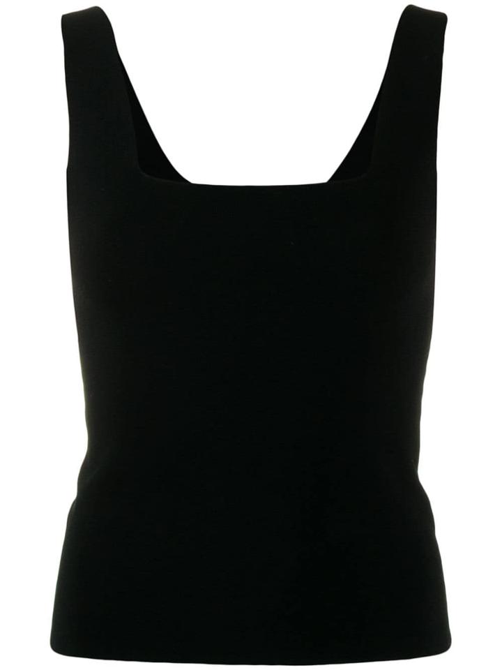 Vince Square Neck Vest - Black