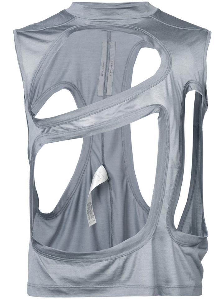 Rick Owens Membrane T Top - Grey