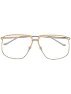 Gucci Eyewear Aviator Style Glasses - Gold