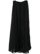 Max Mara Clelia Pleated Dress - Black