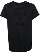 Ann Demeulemeester 'what Remains Is Future' T-shirt - Black