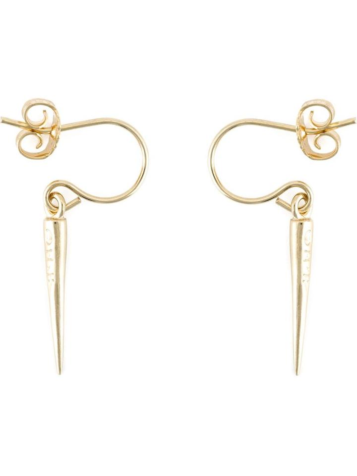 Wouters & Hendrix Spike Earrings, Women's, Metallic