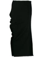 Rundholz Ruffled Pencil Skirt - Black