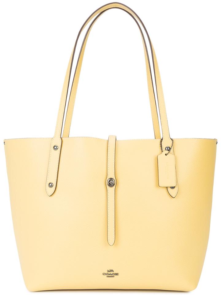 Coach Market Tote - Yellow & Orange