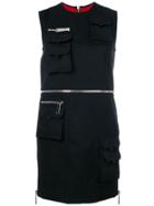 Dsquared2 Zip-pocket Tank Dress - Black