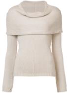 Rosetta Getty Off-shoulder Knitted Top - Nude & Neutrals