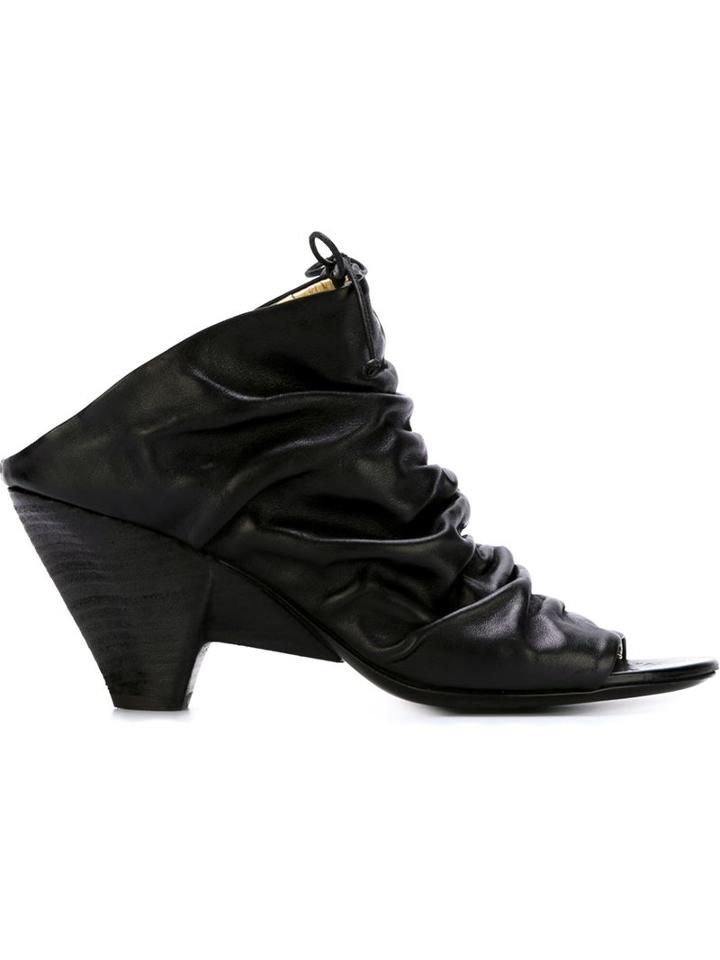 Marsèll Creased Effect Mules