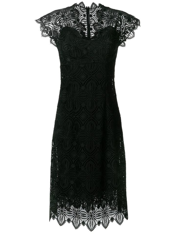 Ermanno Scervino Lace Midi Dress - Black