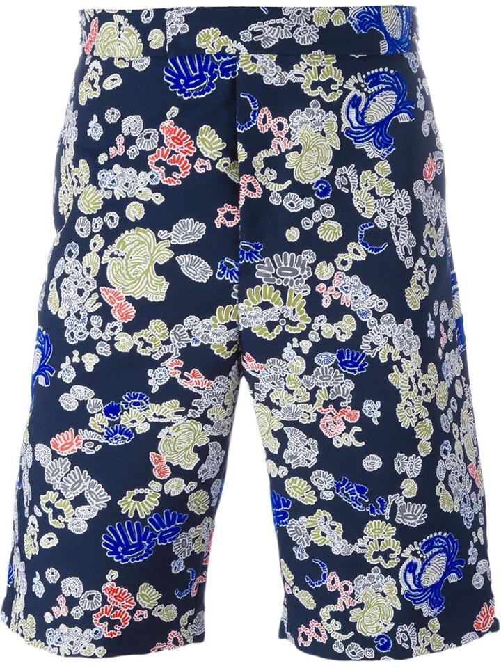 Jil Sander Crab Print Bermuda Shorts