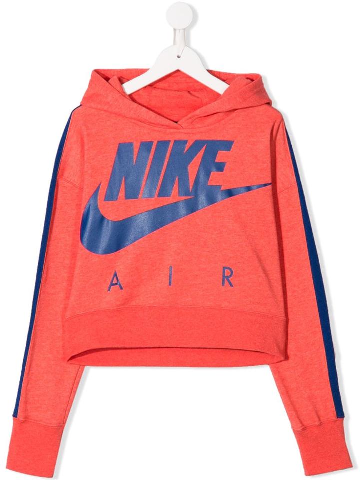 Nike Kids Logo Hoodie - Red