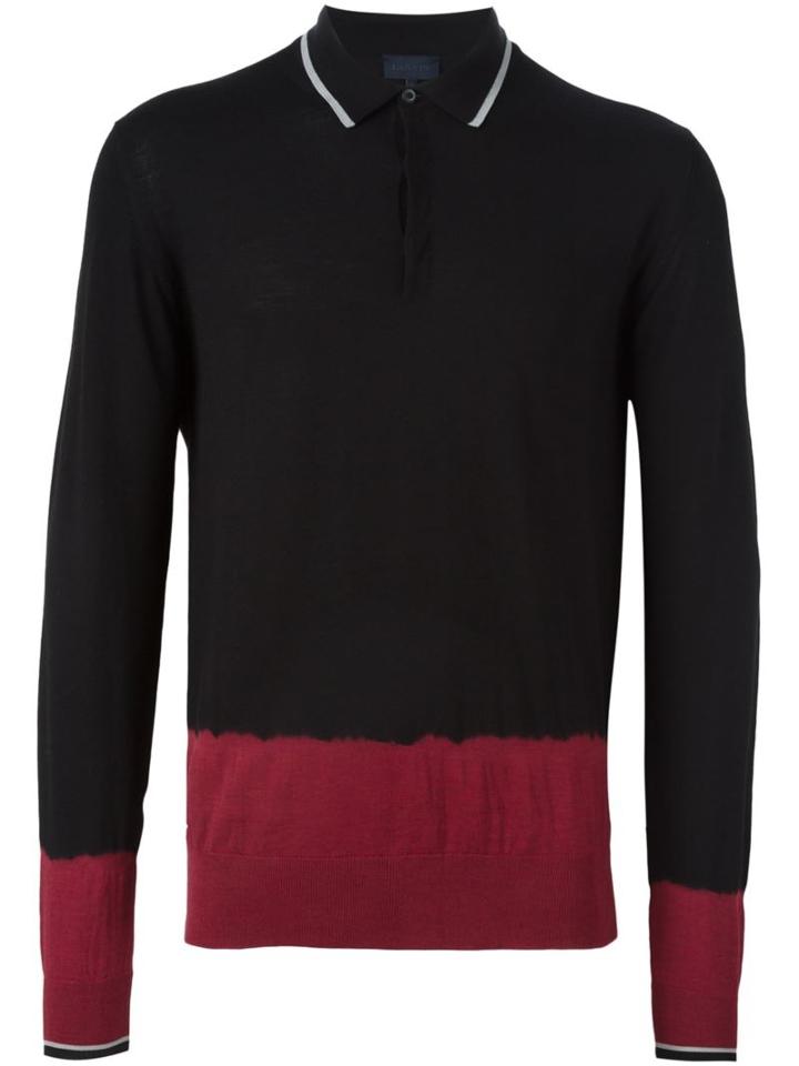Lanvin Dip Dye Polo Shirt