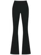 Cecilia Prado Knit Flare Trousers - Black