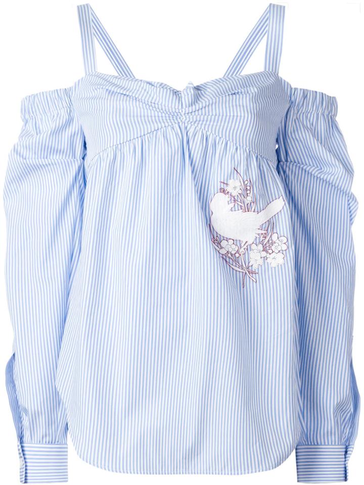 No21 Striped Blouse - Blue