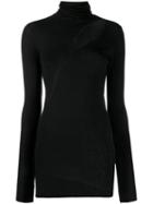 8pm Mercurio Cut-out Fitted Sweater - Black
