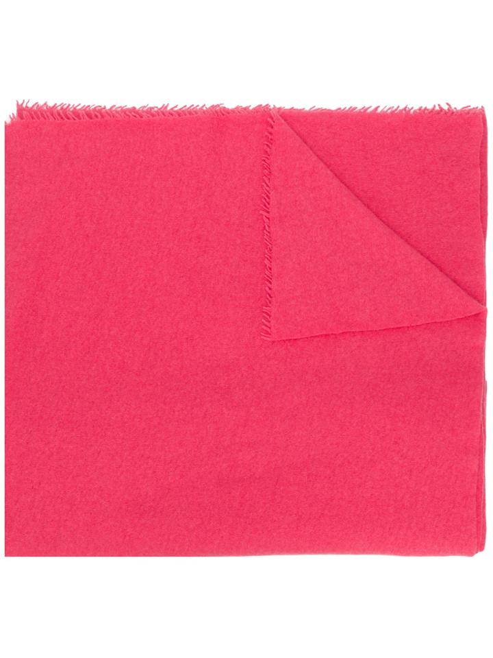 Faliero Sarti Classic Knit Scarf - Pink & Purple