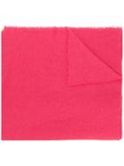 Faliero Sarti Classic Knit Scarf - Pink & Purple