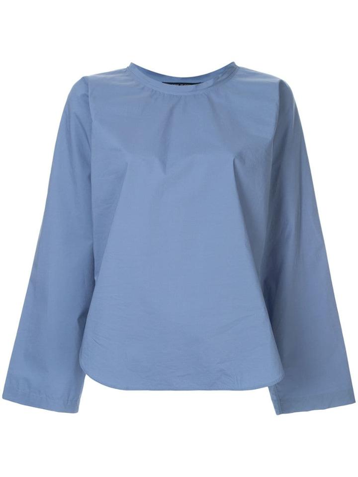 Sofie D'hoore Long-sleeve Flared Blouse - Blue