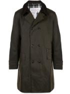 Barbour Double Breasted Coat - Green