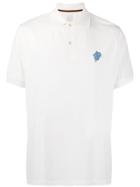 Paul Smith Logo Embroidered Polo Shirt - White