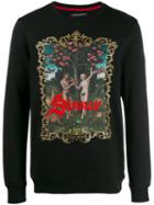 Frankie Morello Sinner Print Sweatshirt - Black