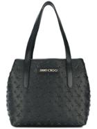 Jimmy Choo Small Sofia Star Studded Tote - Black