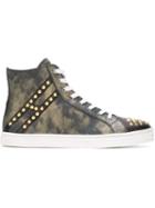 Hogan Rebel R141 Hi-top Sneakers, Women's, Size: 37.5, Grey, Leather/rubber