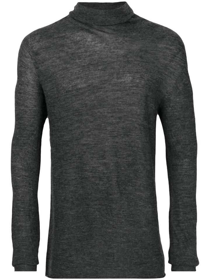 Lost & Found Ria Dunn Roll-neck Jumper - Grey