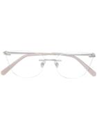 Swarovski Eyewear Cat-eye Frame Glasses - Metallic