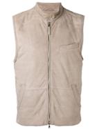 Eleventy Lightweight Gilet With Pockets - Nude & Neutrals
